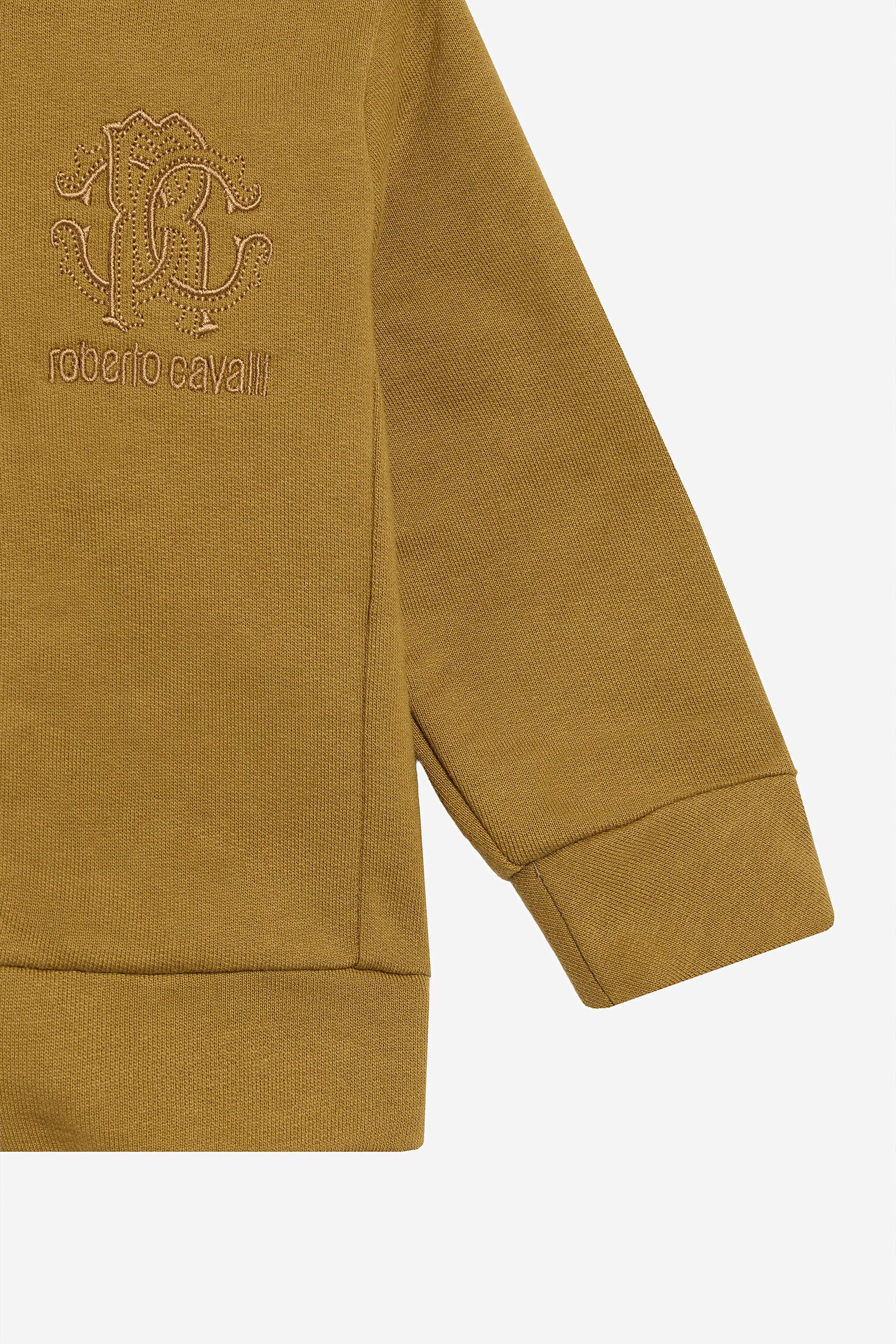 JU Senffarbener Hoodie Mit Monogram RC KHAKY TJT677-CF050