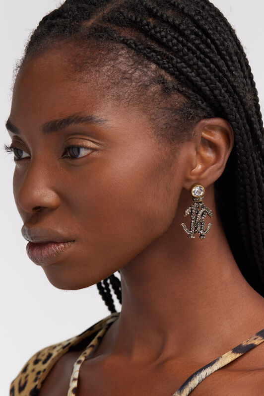 RC Earrings with Monogram RC RC Earrings with Monogram RC Gold SKG019-AM066
