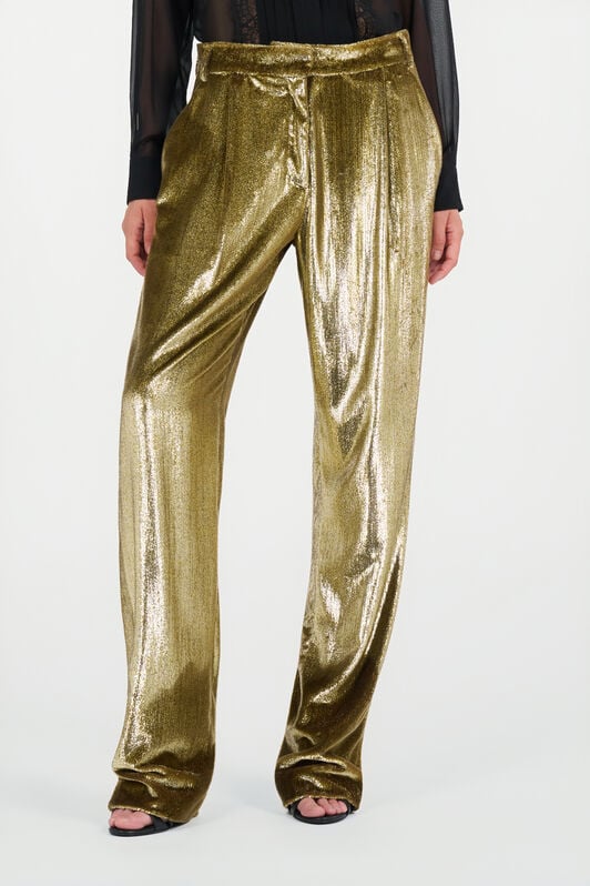 RC Gold Velvet Long Pants LIGHT GOLD WKT205-FT062