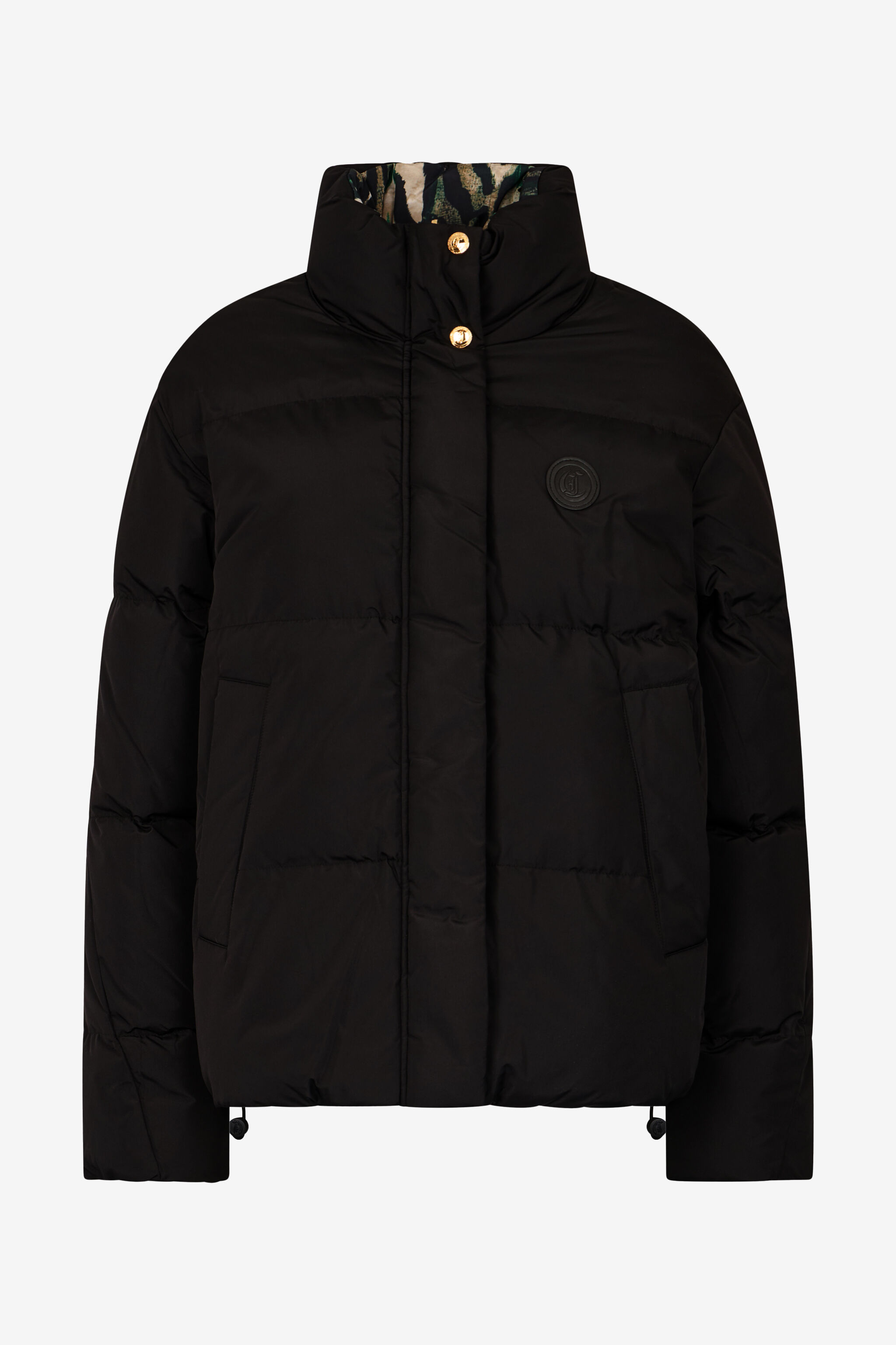 JC Piumino A Collo Alto Con Monogram JC Nero TFT158-TF225