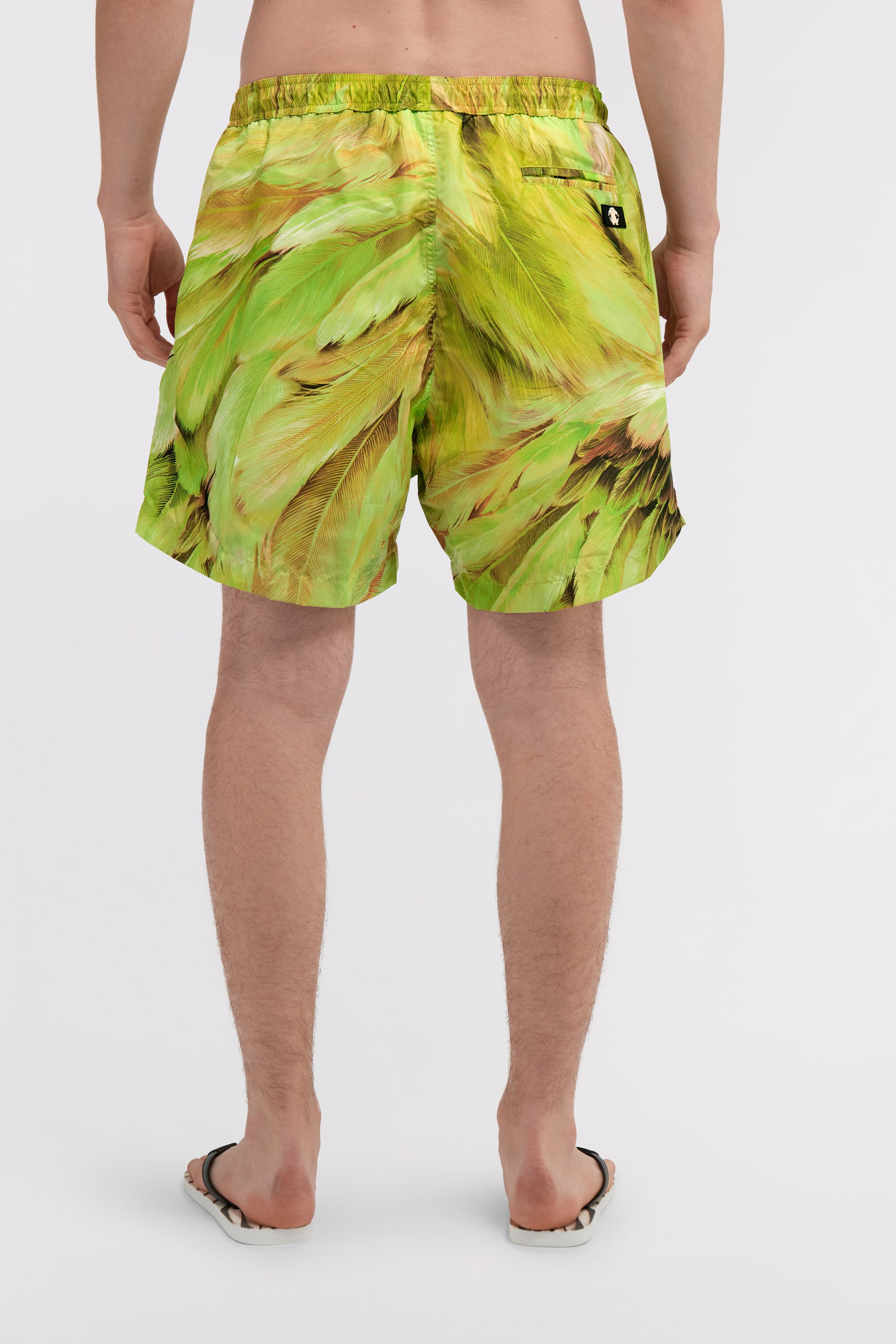 RC Plumange print swim trunks Light green SMT00A-5RL71