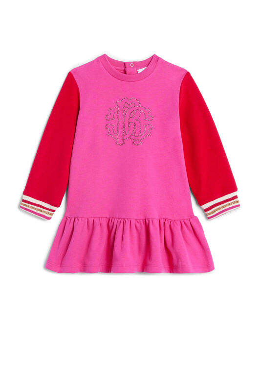 JU Abito con manica a contrasto JU Abito con manica a contrasto FUCHSIA JJT165-CF027