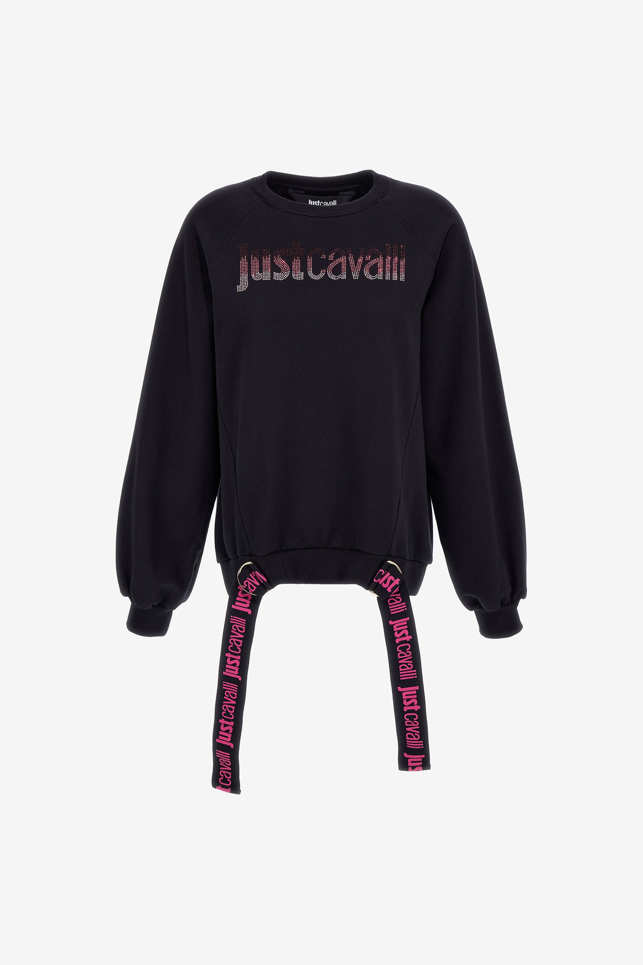 JC Just Cavalli Logo Sweatshirt Noir RKT886-RK392