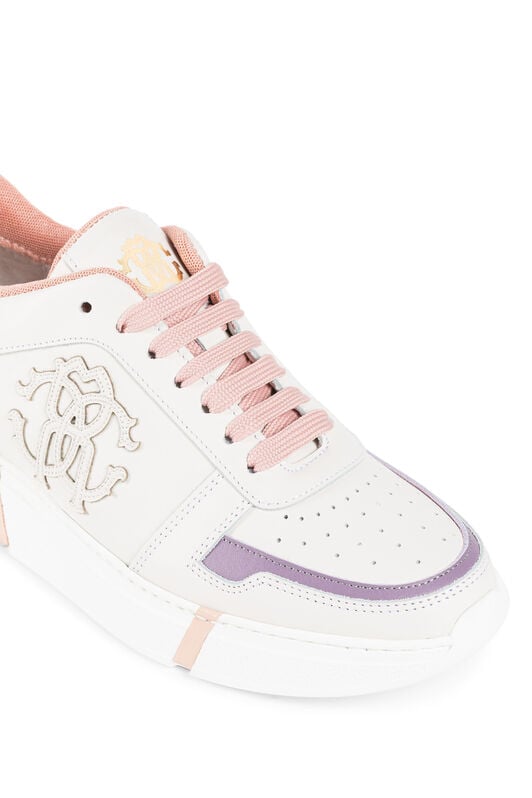 RC RC Monogram Sneakers RC RC Monogram Sneakers White/purple KOS00A-PNO01