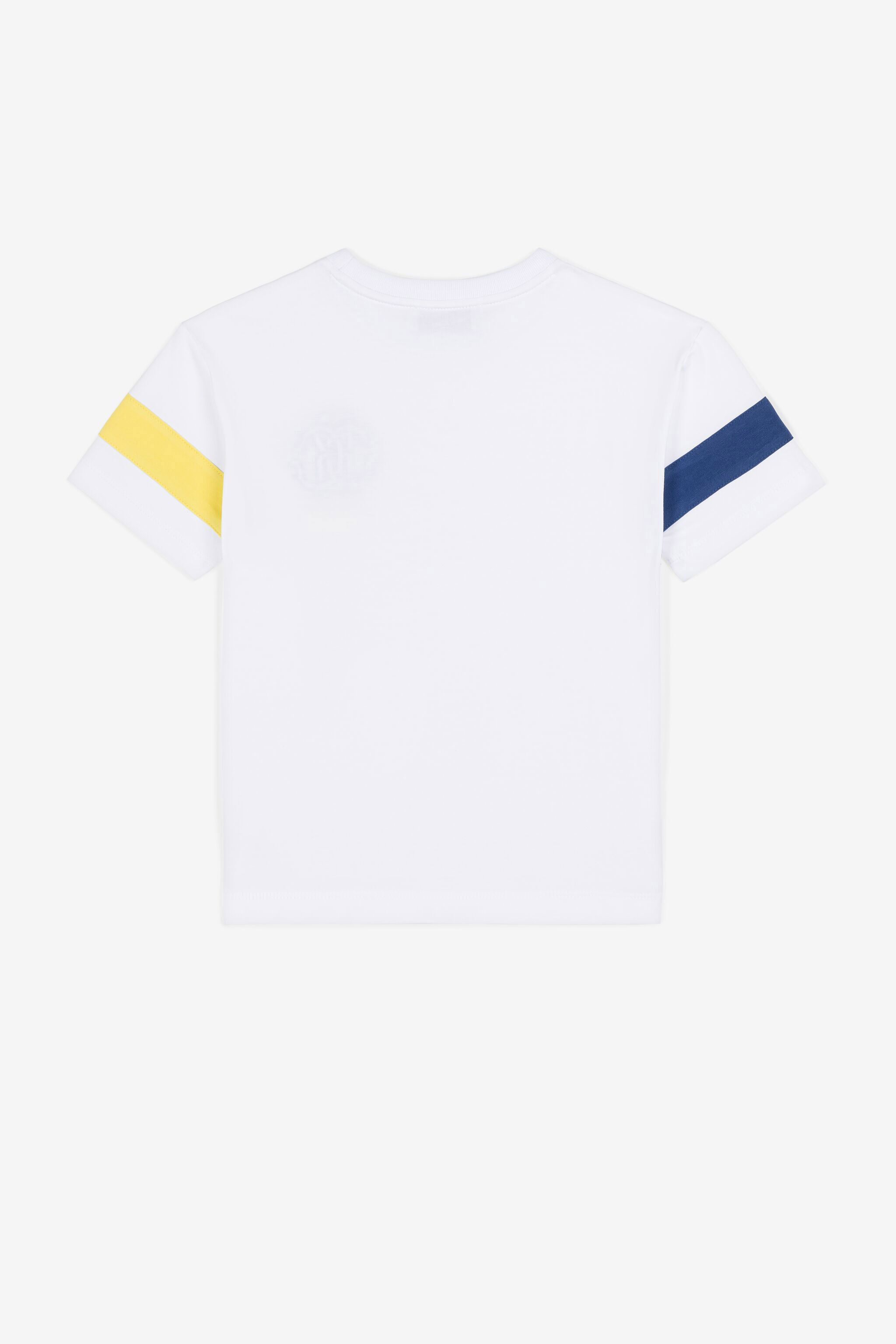 JU T-shirt à logo brodé Blanc QJT683-JV025