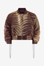 JC Natural Barb Print Jacket 751 BEIGE + 709 MARR WFT349-WF747