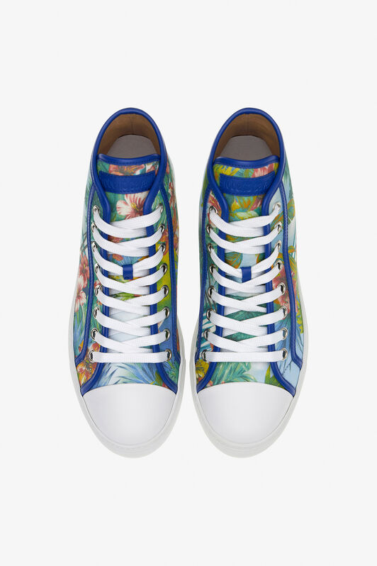 RC Sneakers stampa Hawaii Azzurro SRS039-5TL63