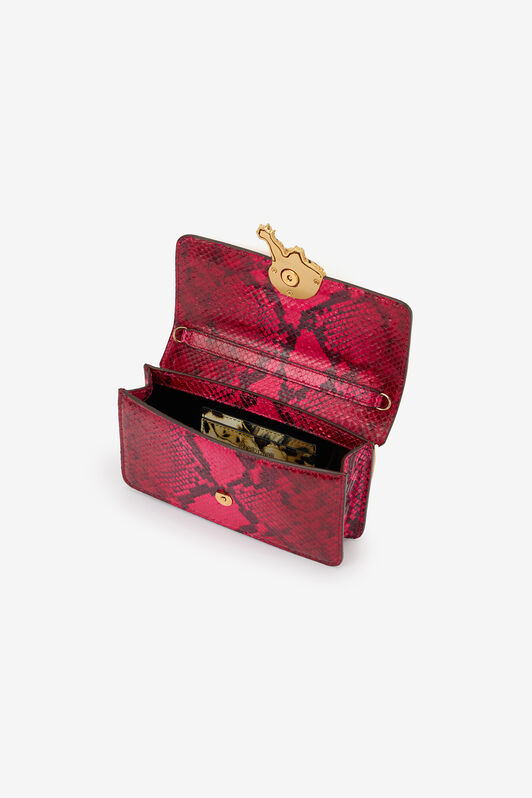 RC Borsa Con Stampa Pitone E Tigre Fucsia TKB023-PZP02