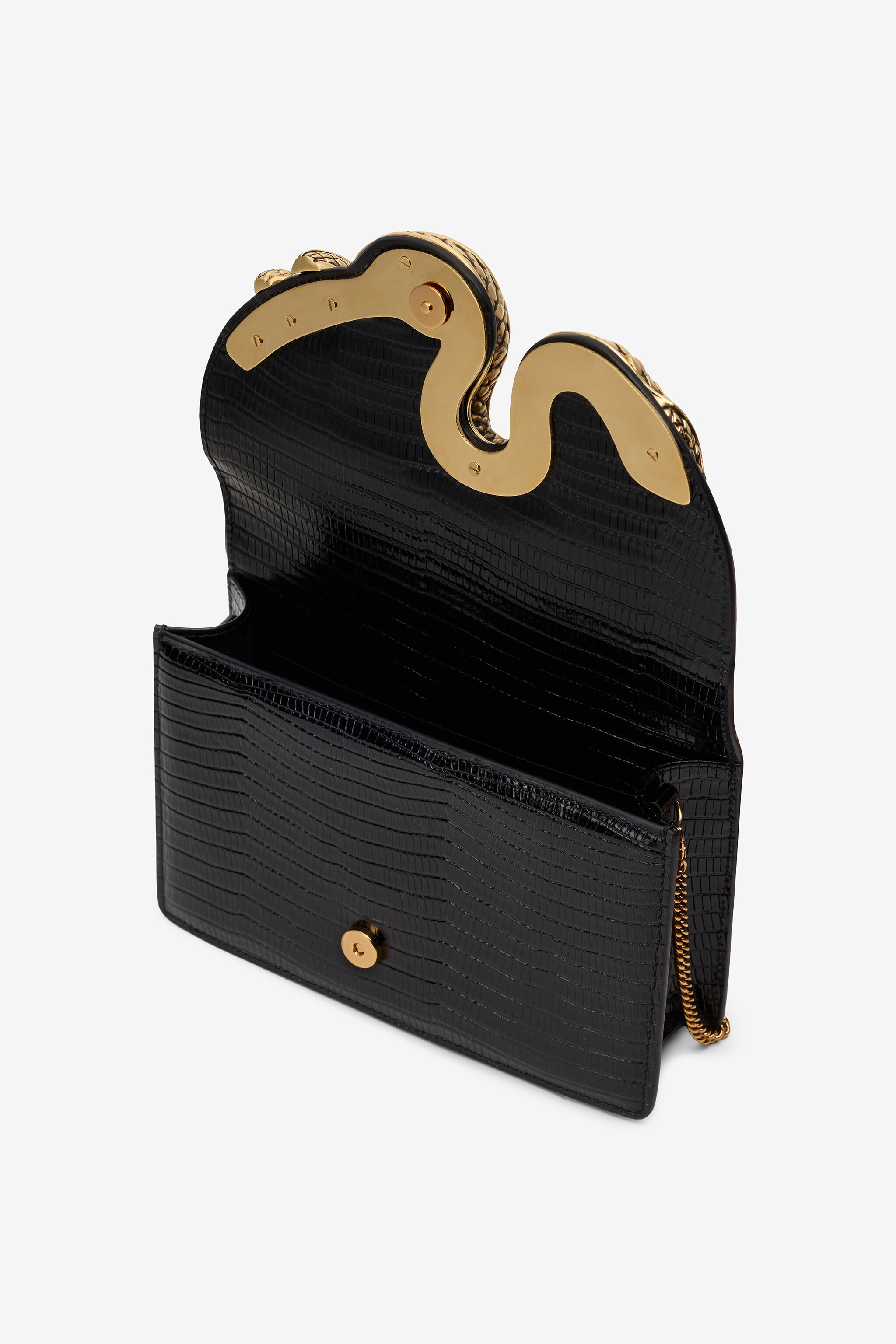 RC Serpentine Black Shoulder Bag RC Serpentine Black Shoulder Bag BLACK WWB001-PZ119