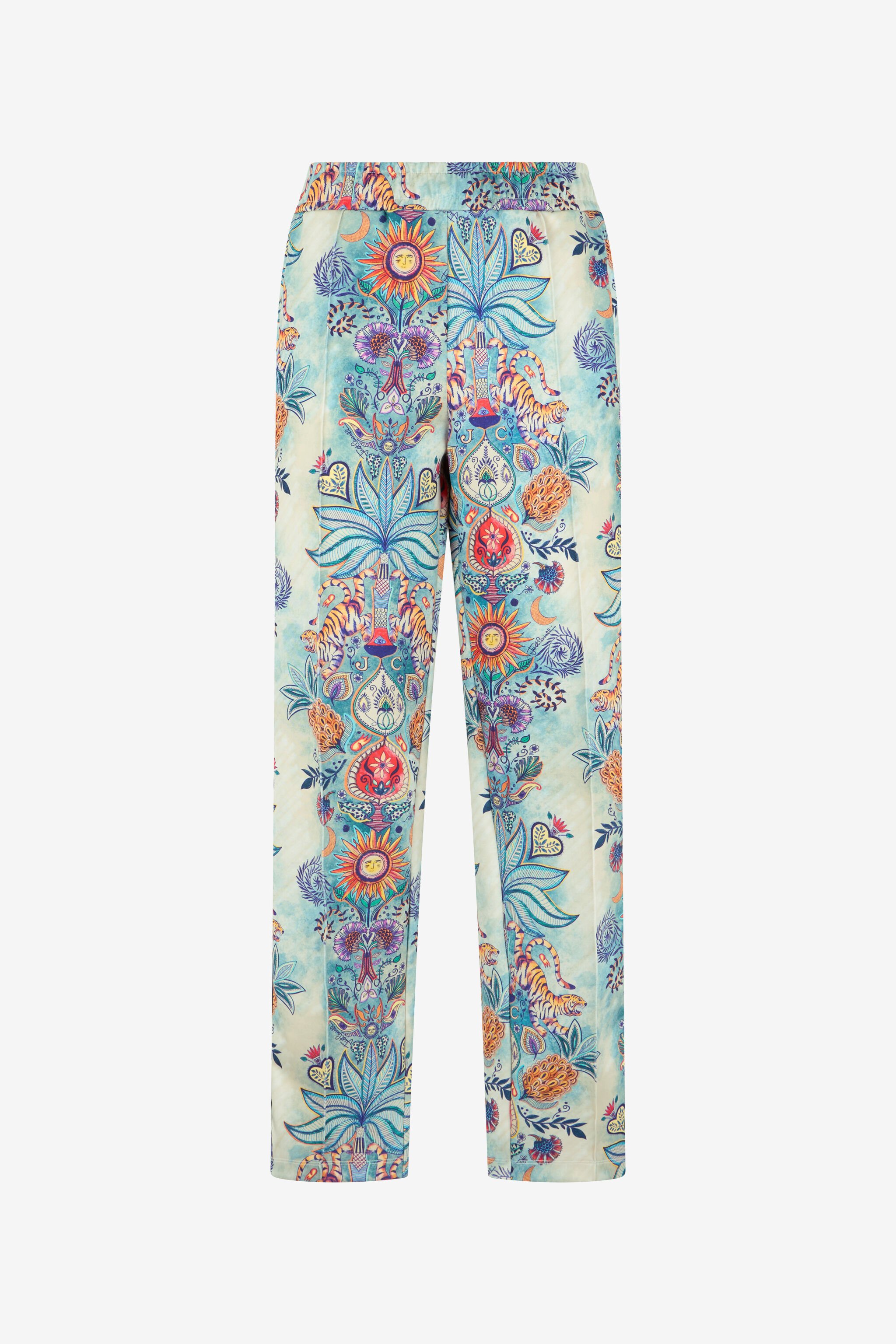 JC Hose mit Tropical Garden-Print 217 AZZURRO + 582 AR WFT001-WF002