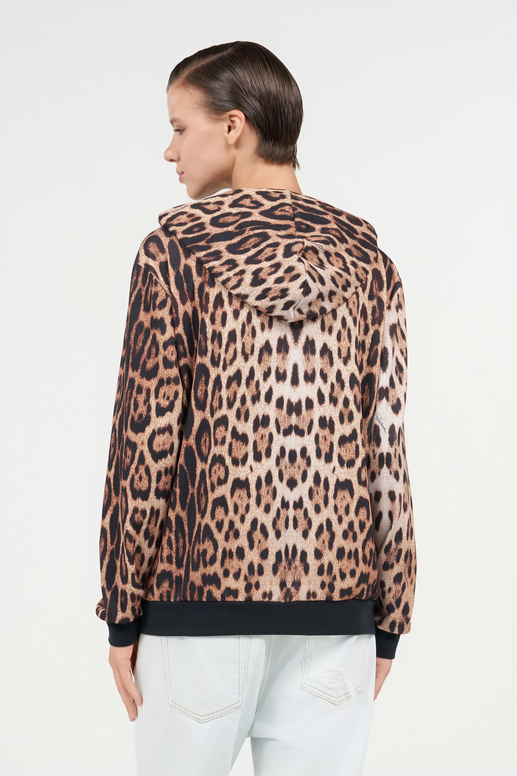 RC Leopard Print Sweatshirt JAGUAR QOT66B-2OG34