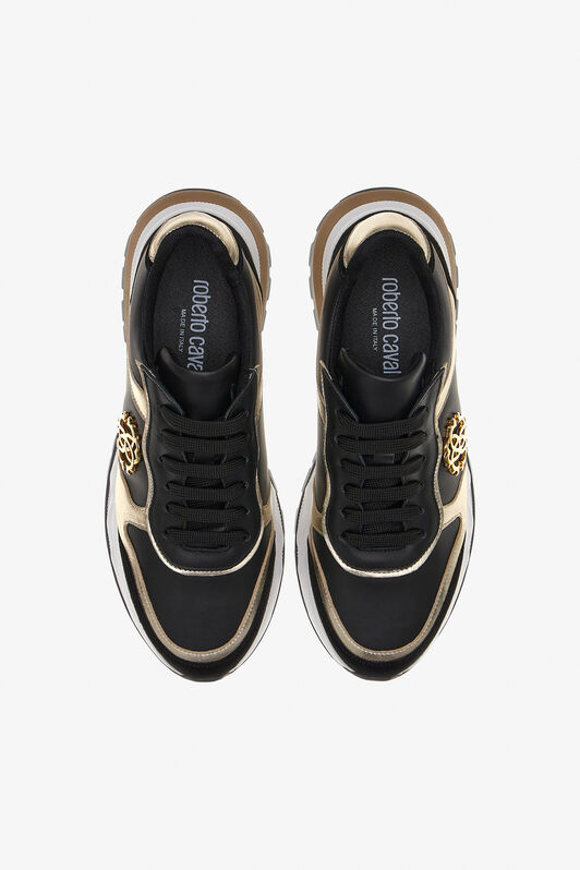 RC RC logo sneakers Black/gold NOS00D-PNO01