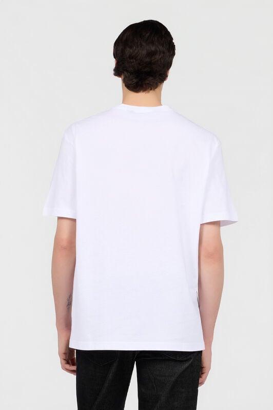 JC White T-Shirt with Logo WHITE Q61255-Q0158