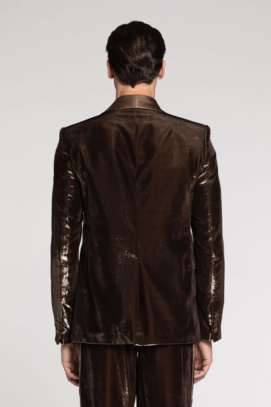 RC Single-Breasted Blazer Dark brown RRT450-8R010