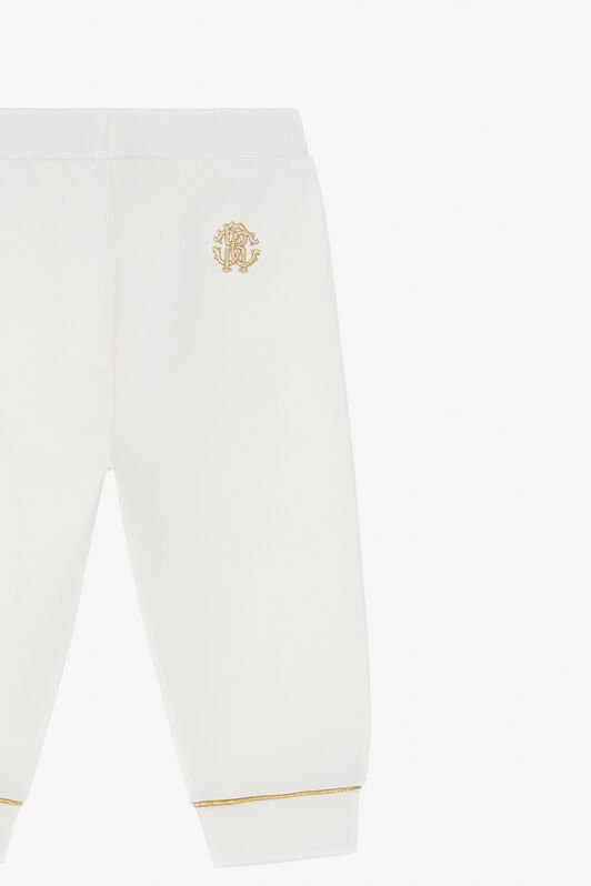JU Pantalon à Logo RC Blanc TJT200-CF050