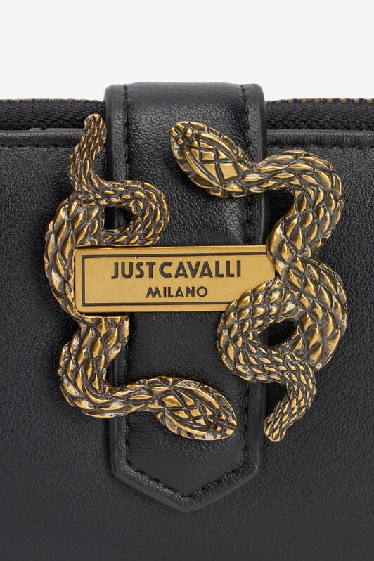 JC Portemonnaie mit Logo-Plakette BLACK VFP027-VF782