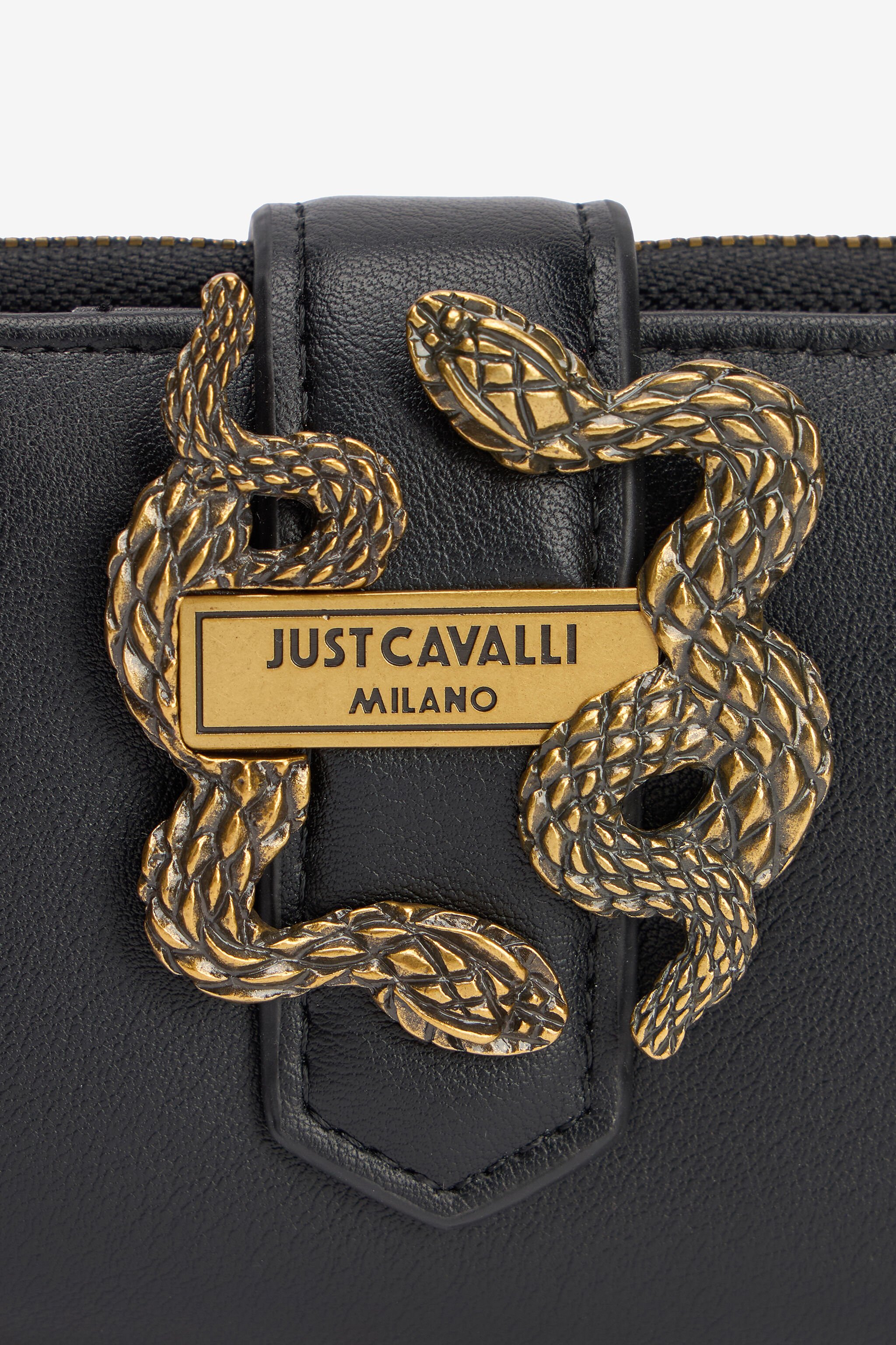 JC Portemonnaie mit Logo-Plakette BLACK VFP027-VF782