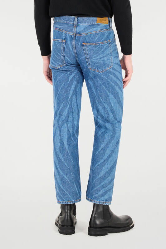 RC Jeans in patterned denim Blue TRJ215-VT001