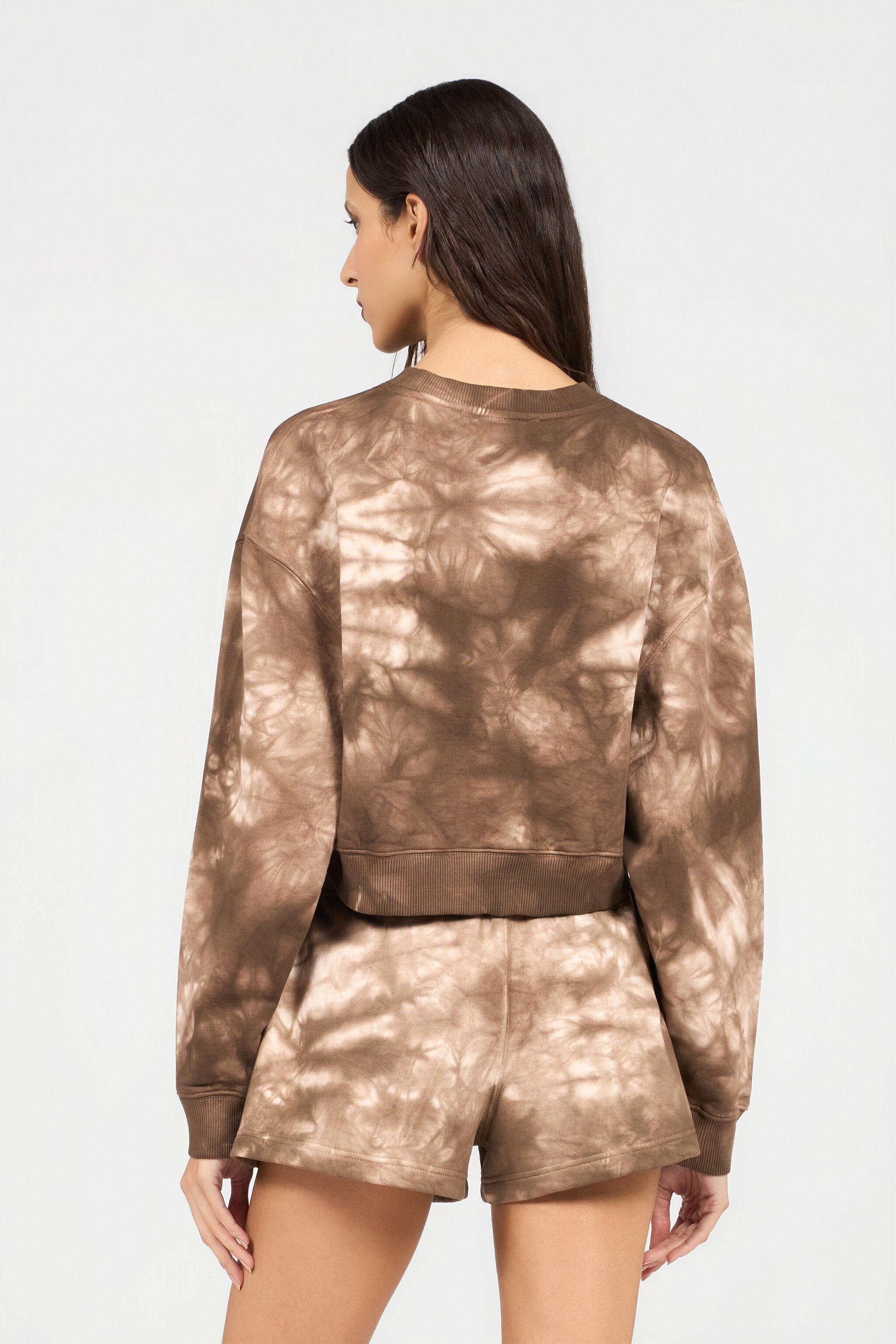 RC Tie Dye Sweatshirt NATURAL XQT66C-CF026