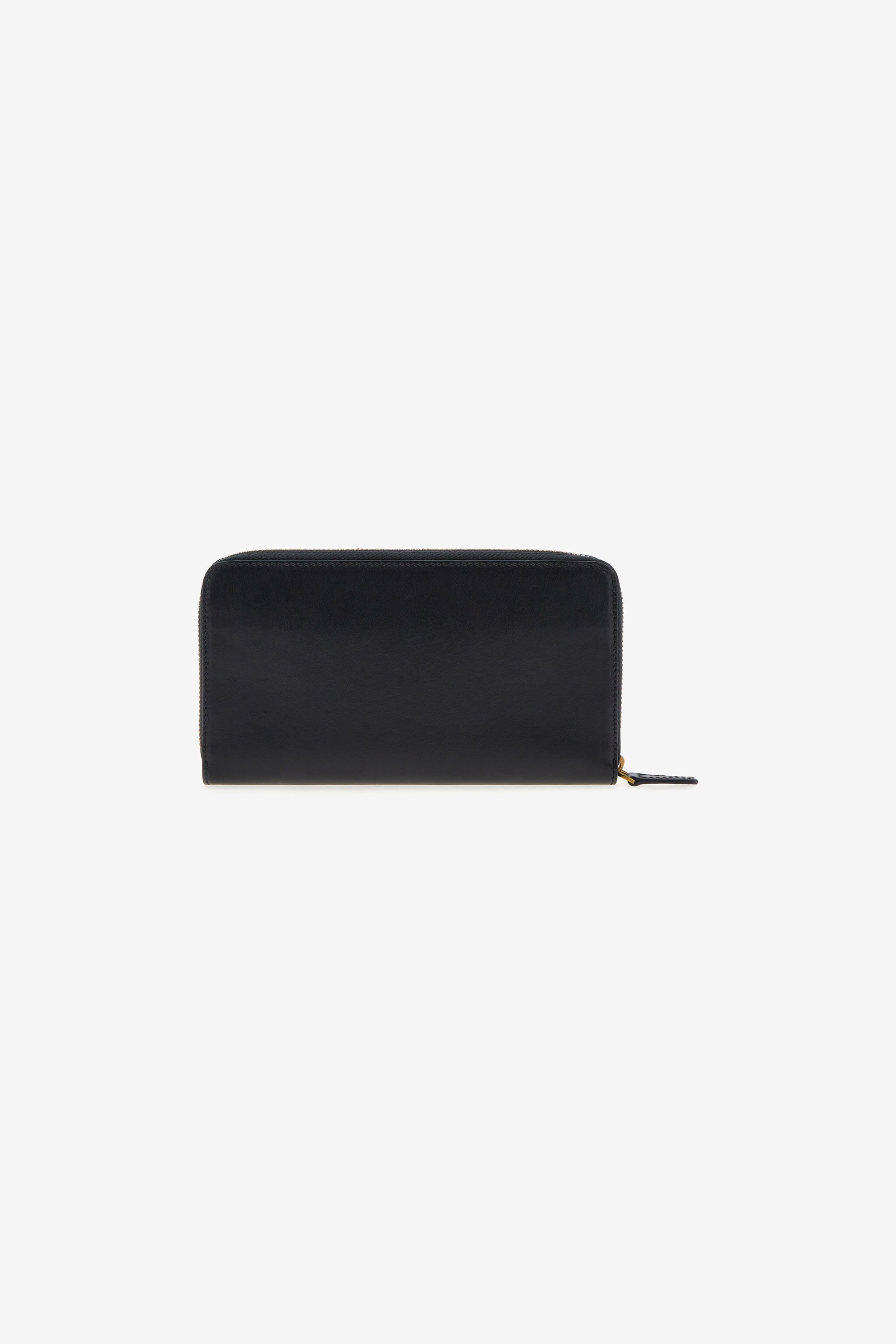 RC Wallet with Monogram RC and zip Schwarz SKA001-PZ172