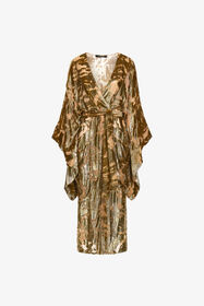 ${brand} Long Velvet Devore Gown ${colorDescription} ${masterID}