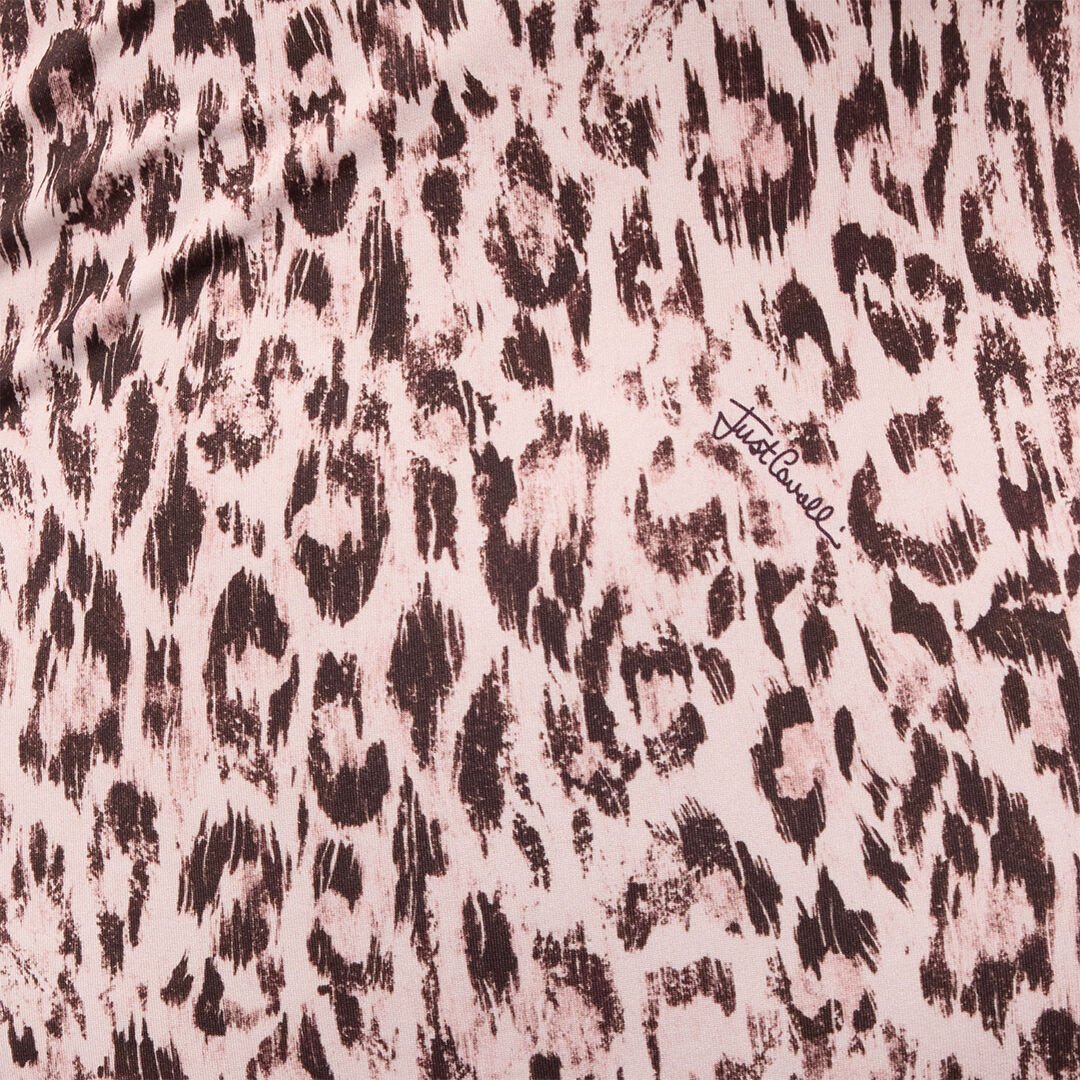 JC One-Piece Swimsuit With Jaguar Skin Print Purple UFM020-UF270