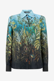 RC Seidenhemd mit Eden-Print OTTANIO VWT700-4QQ70