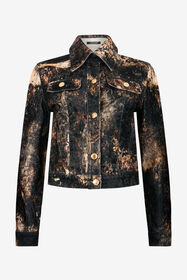 RC Chaqueta con efecto tie-dye IVORY/BLACK XQJ400-CE048