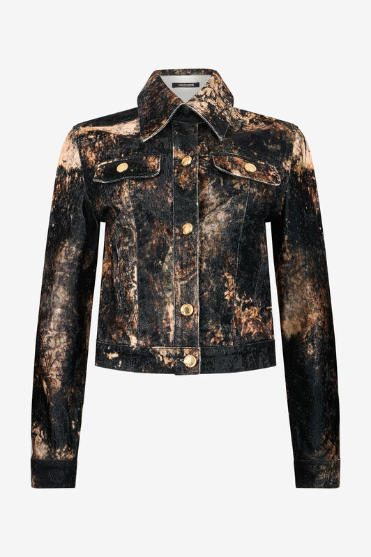 RC Chaqueta con efecto tie-dye RC Chaqueta con efecto tie-dye IVORY/BLACK XQJ400-CE048