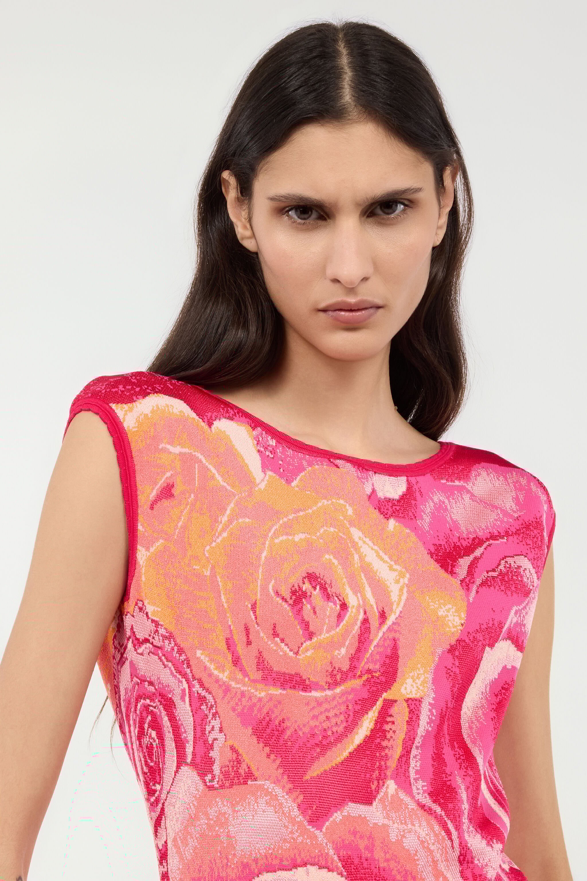 RC Mini-Robe À Imprimé Garden Rose Fuchsia UKM102-MI011