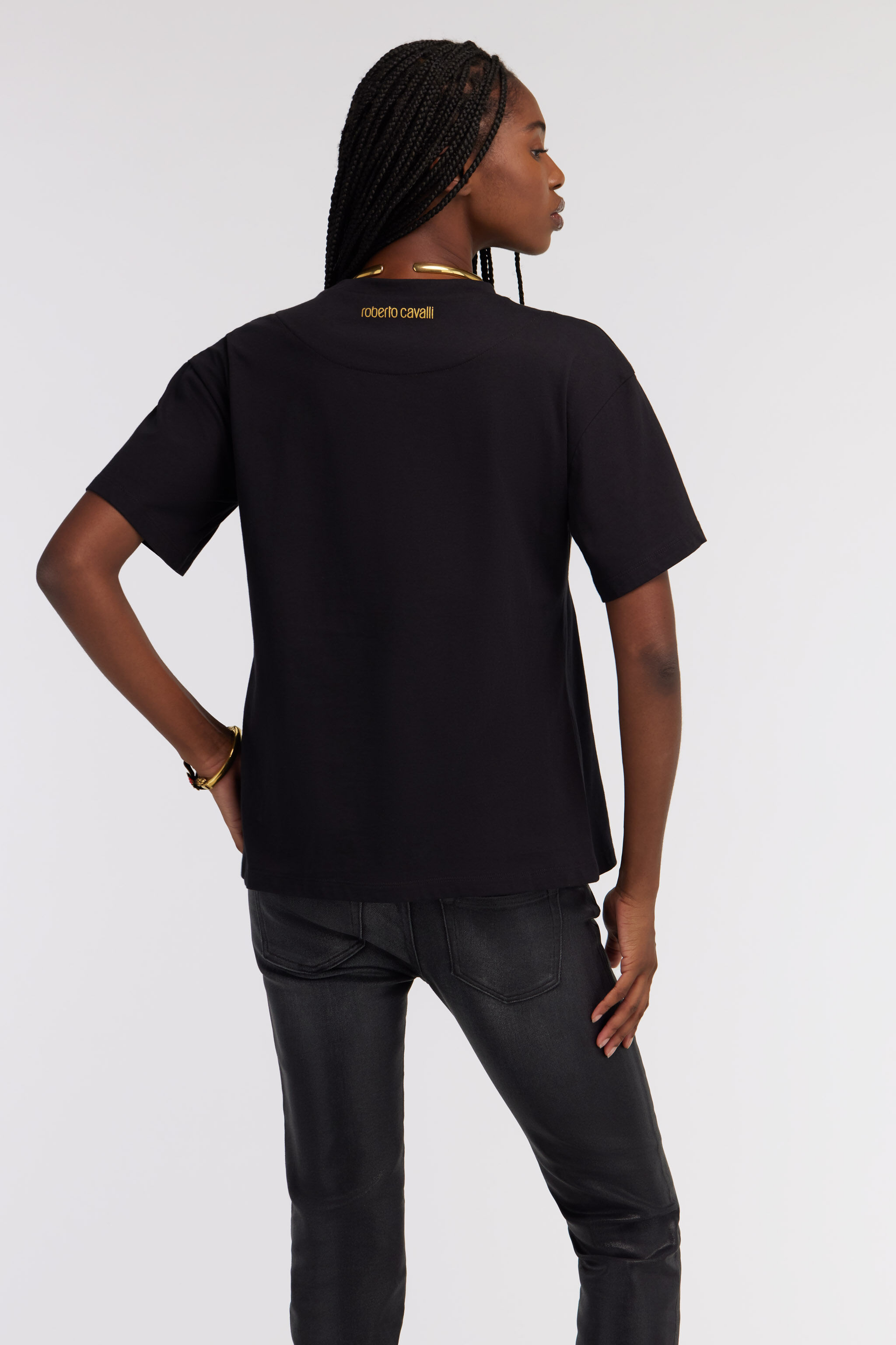 RC T-shirt con stampa Limoni e Snake Nero SKT61C-JD062