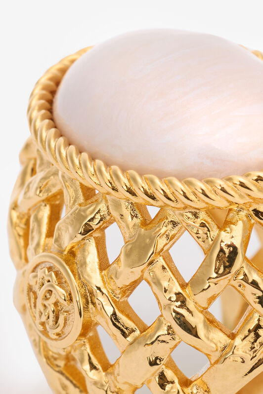 RC Anillo De Cóctel Con Piedra Oro UWG003-AM021