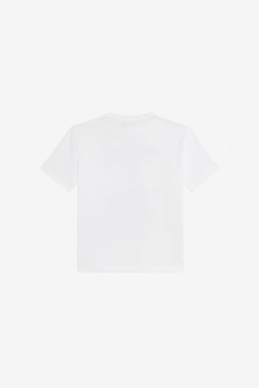 JU T-Shirt Bianco Ottico Con Stampa Logata OPTICAL WHITE VJT60B-JD001