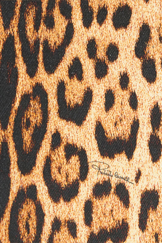 RC Jeans with All-Over Leopard Skin Print RC Jeans with All-Over Leopard Skin Print Brown VRJ232-4NP73