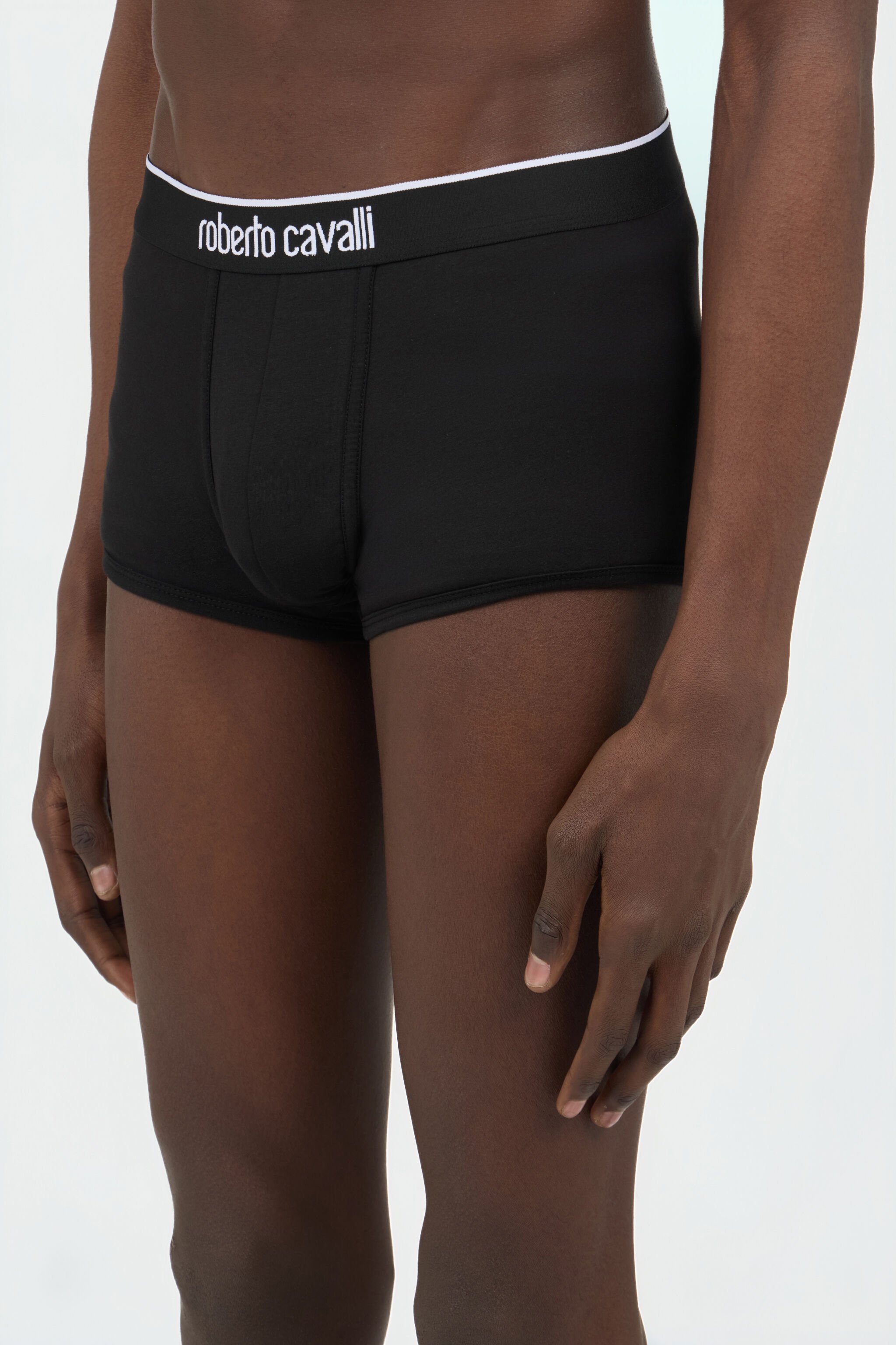 RC Bi-Pack Boxer In Cotone Neri BLACK TRO20B-JJ016