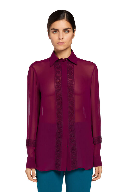 RC Chemise à dentelle Violet LQT710-GG001