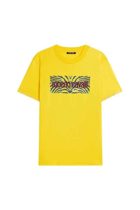 UG T-Shirt mit Sea Zebra Print und Logo UG T-Shirt mit Sea Zebra Print und Logo BLAZING YELLOW MYY19T-JV025