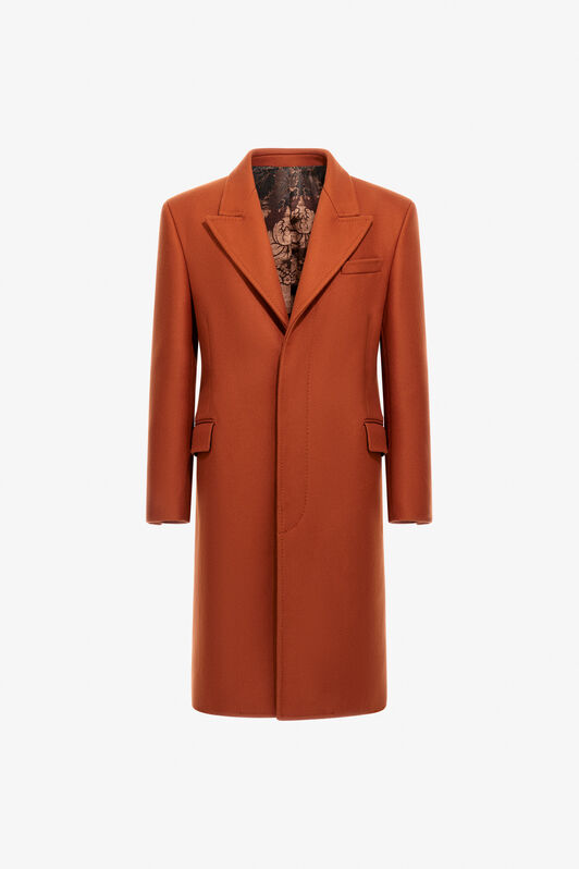 RC Cappotto con fodera Broccato Arancione TRT510-WH001