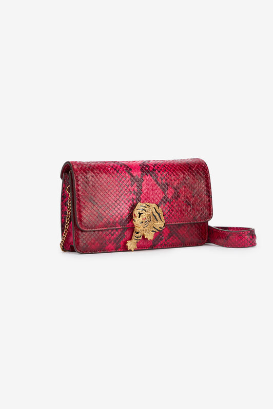 RC Borsa Con Stampa Pitone E Tigre Fucsia TKB023-PZP02
