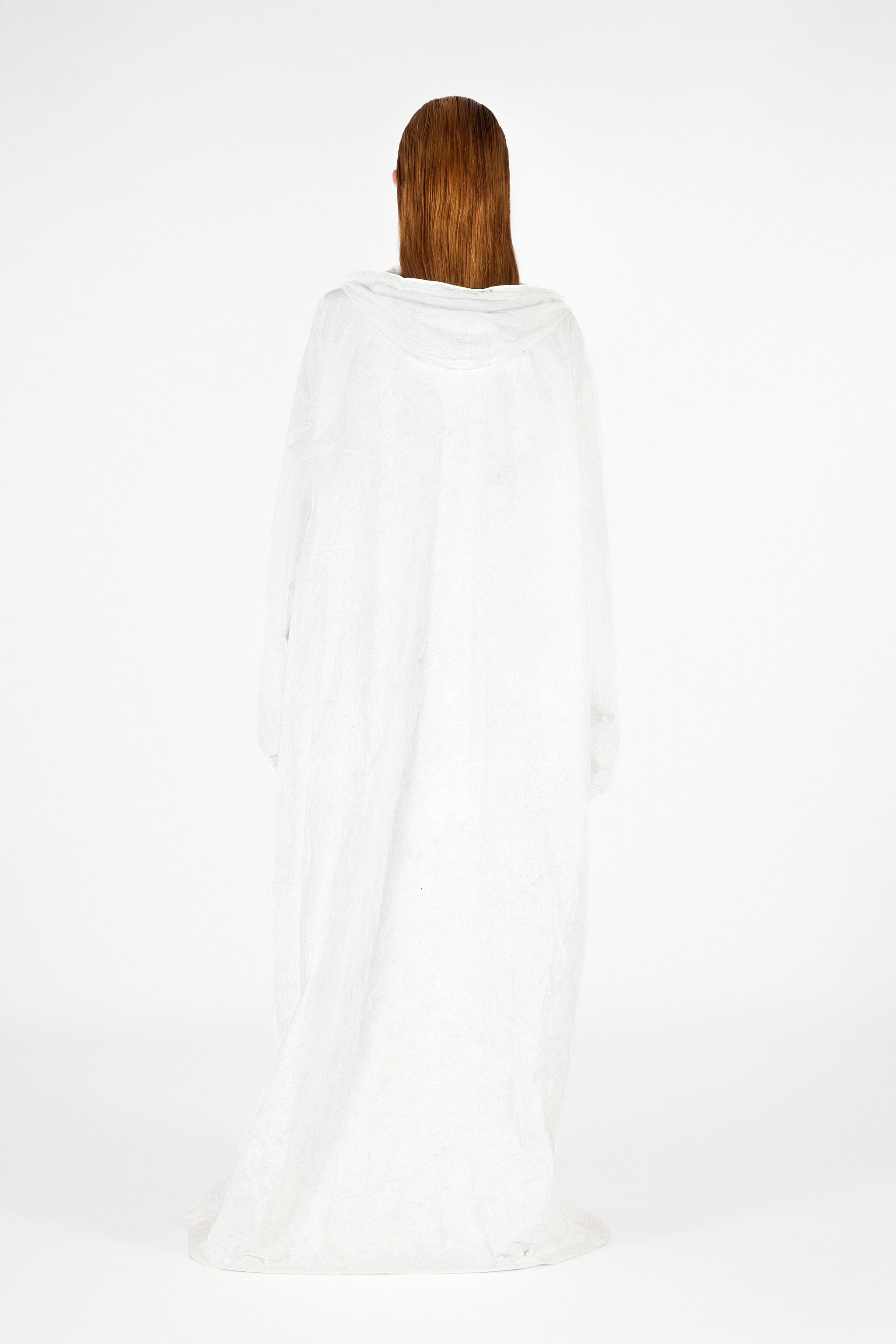 RC Abrigo con Capucha Estampado Wall Blanco UWT501-SB040