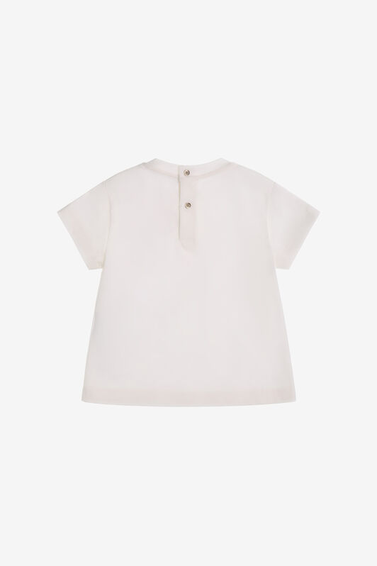 JU T-shirt with Logo and print Weiß SJT629-JD001