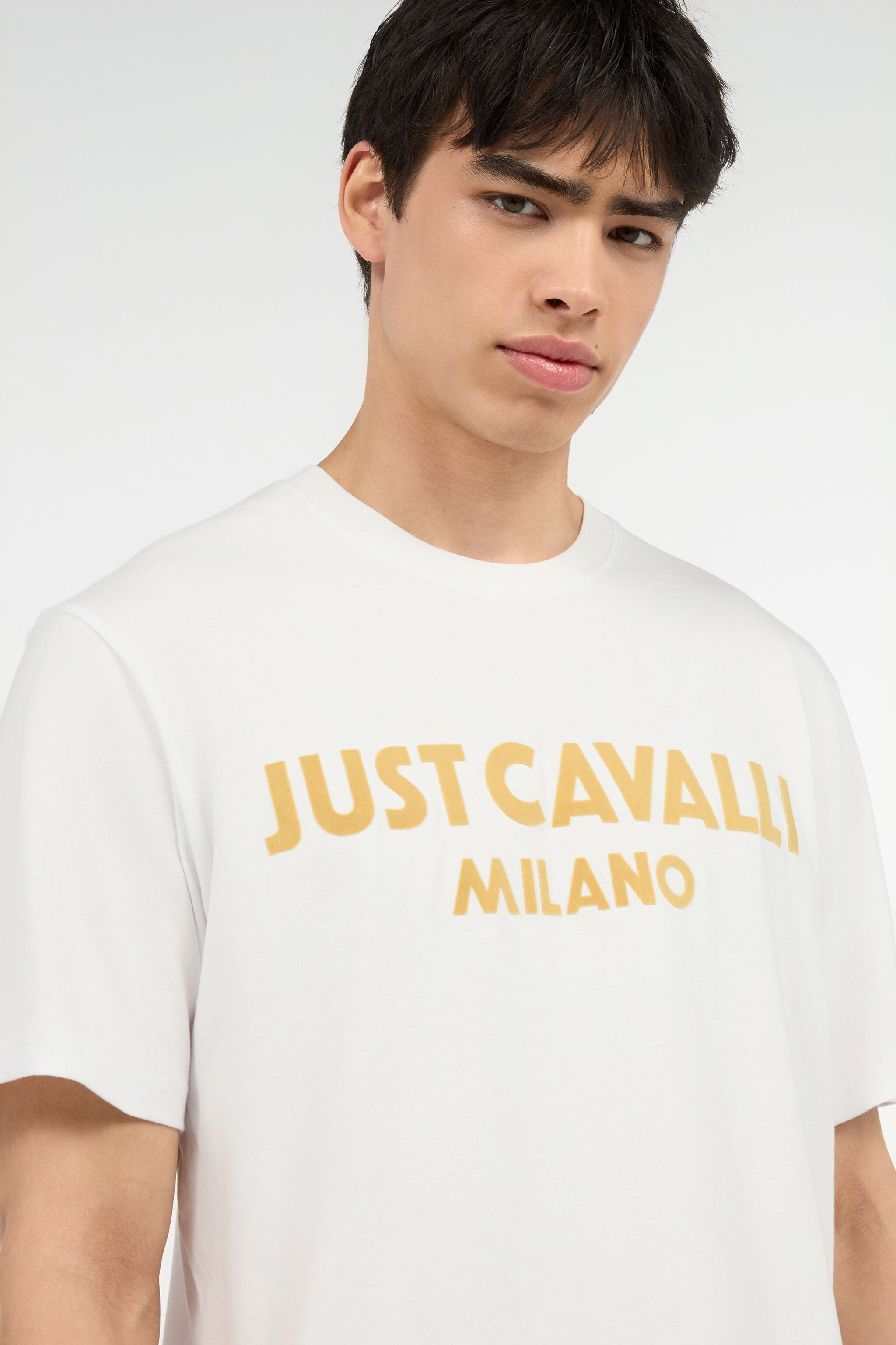 JC T-Shirt Avec Logo Floqué WHITE UFT058-UF078