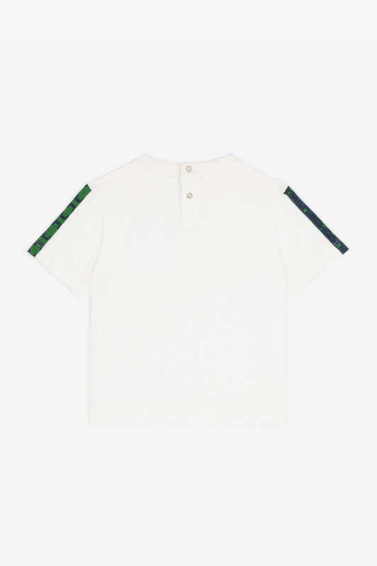 JU Camiseta con Monograma RC Blanco RJT612-JD001