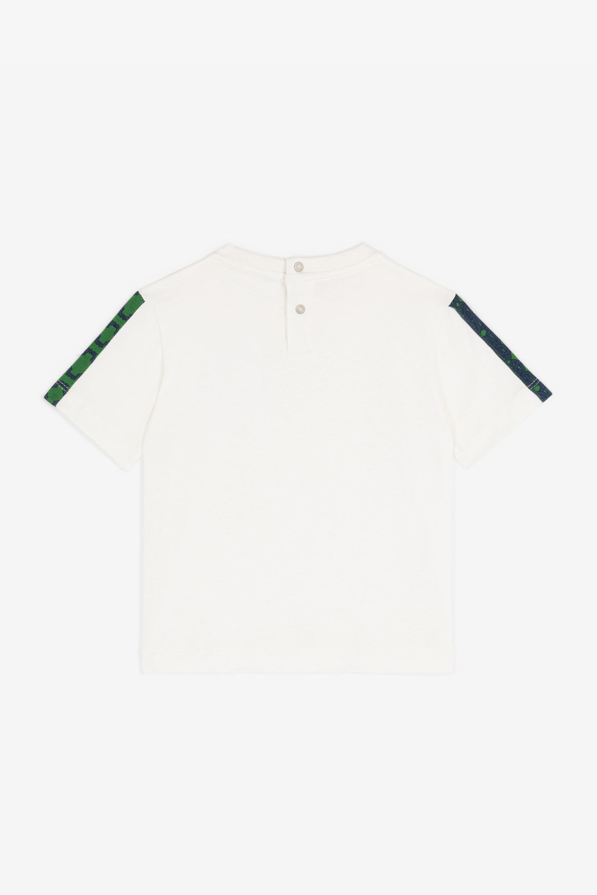 JU Camiseta con Monograma RC Blanco RJT612-JD001