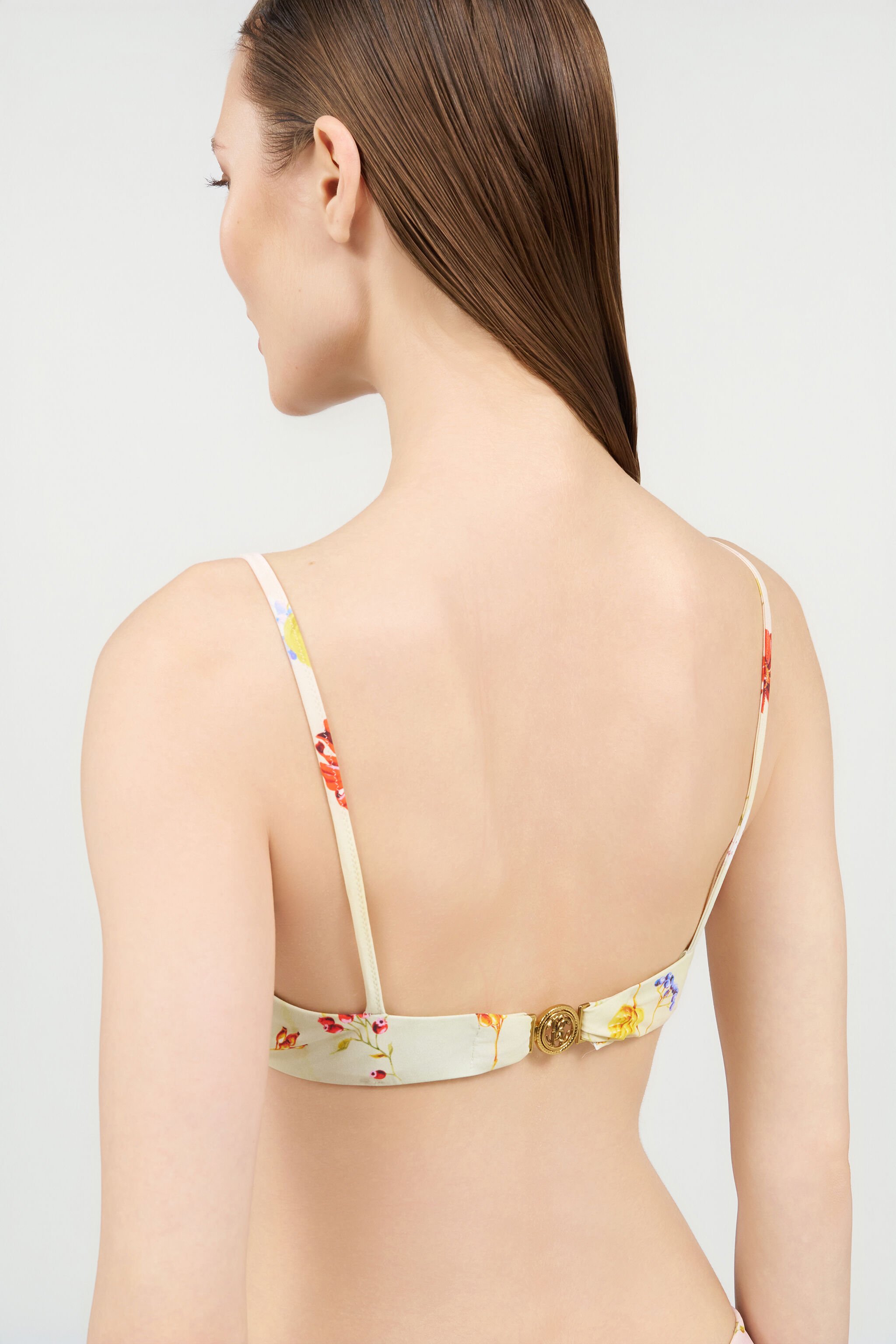 RC Top Bikini Stampa Miami Flowers GREEN/FUCHSIA WQW001-HVR39