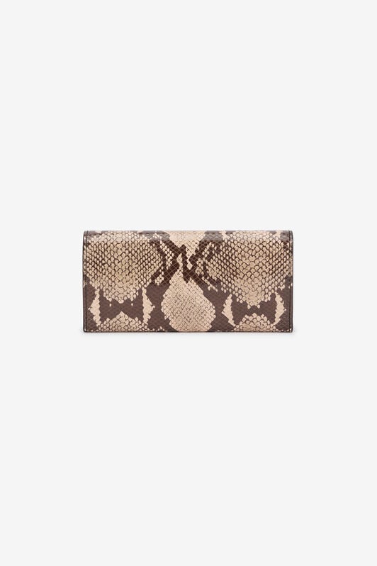 RC Snake Print Wallet On Chain with Mirror Snake Monogram RC Snake Print Wallet On Chain with Mirror Snake Monogram ROCK BEIGE QOA00D-PZO36