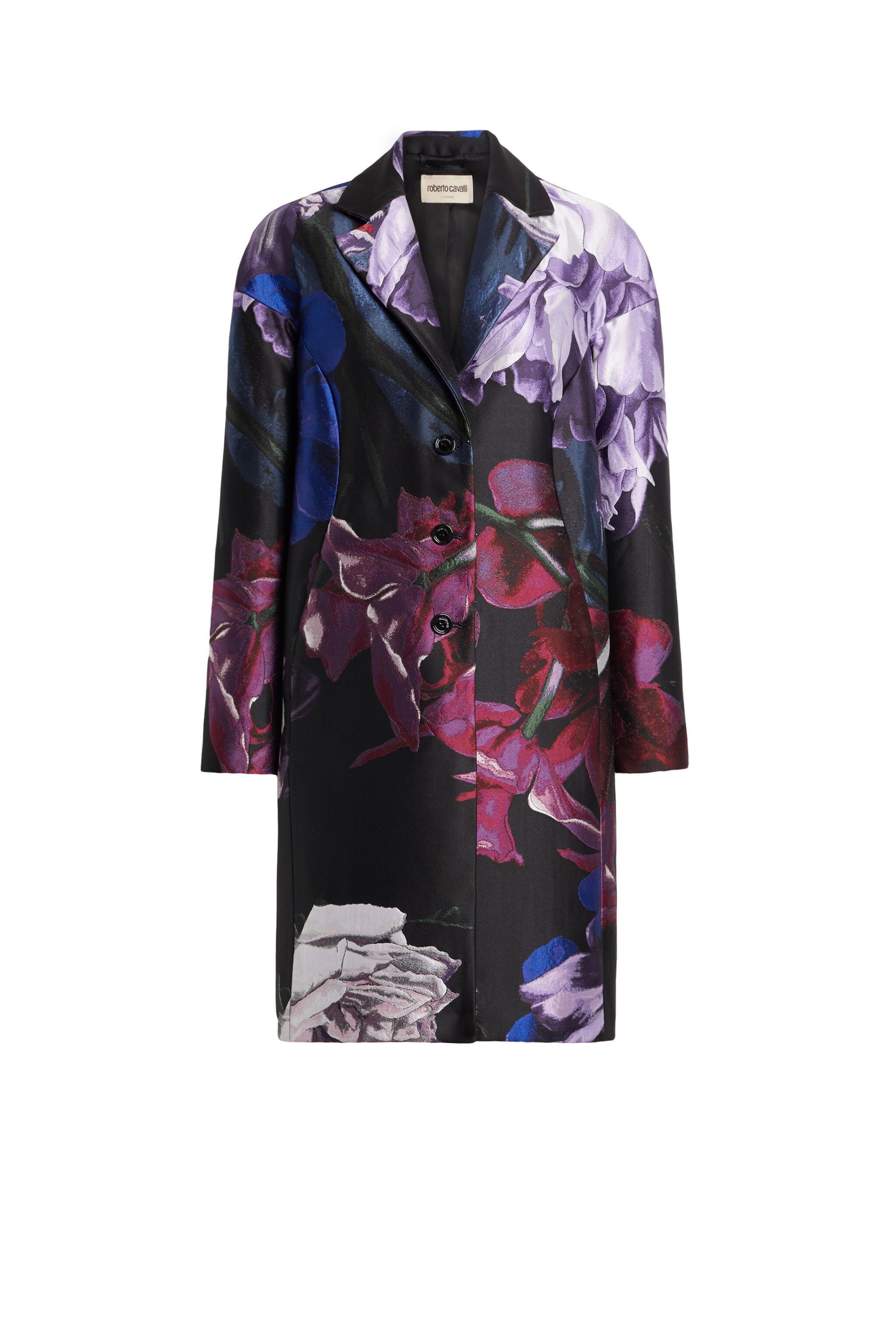 RC Marchito silk jacquard coat Purple JQT508-FY046