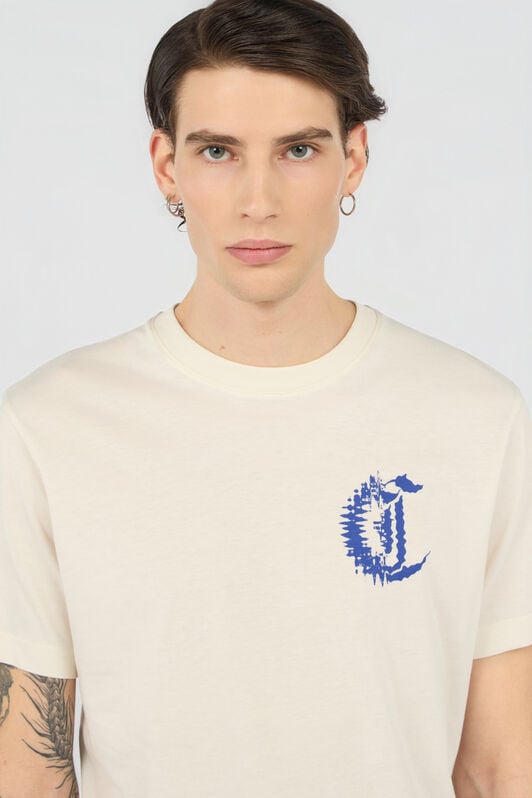JC T-Shirt Blanc Avec Logo JC T-Shirt Blanc Avec Logo OFF WHITE WFT094-WF124