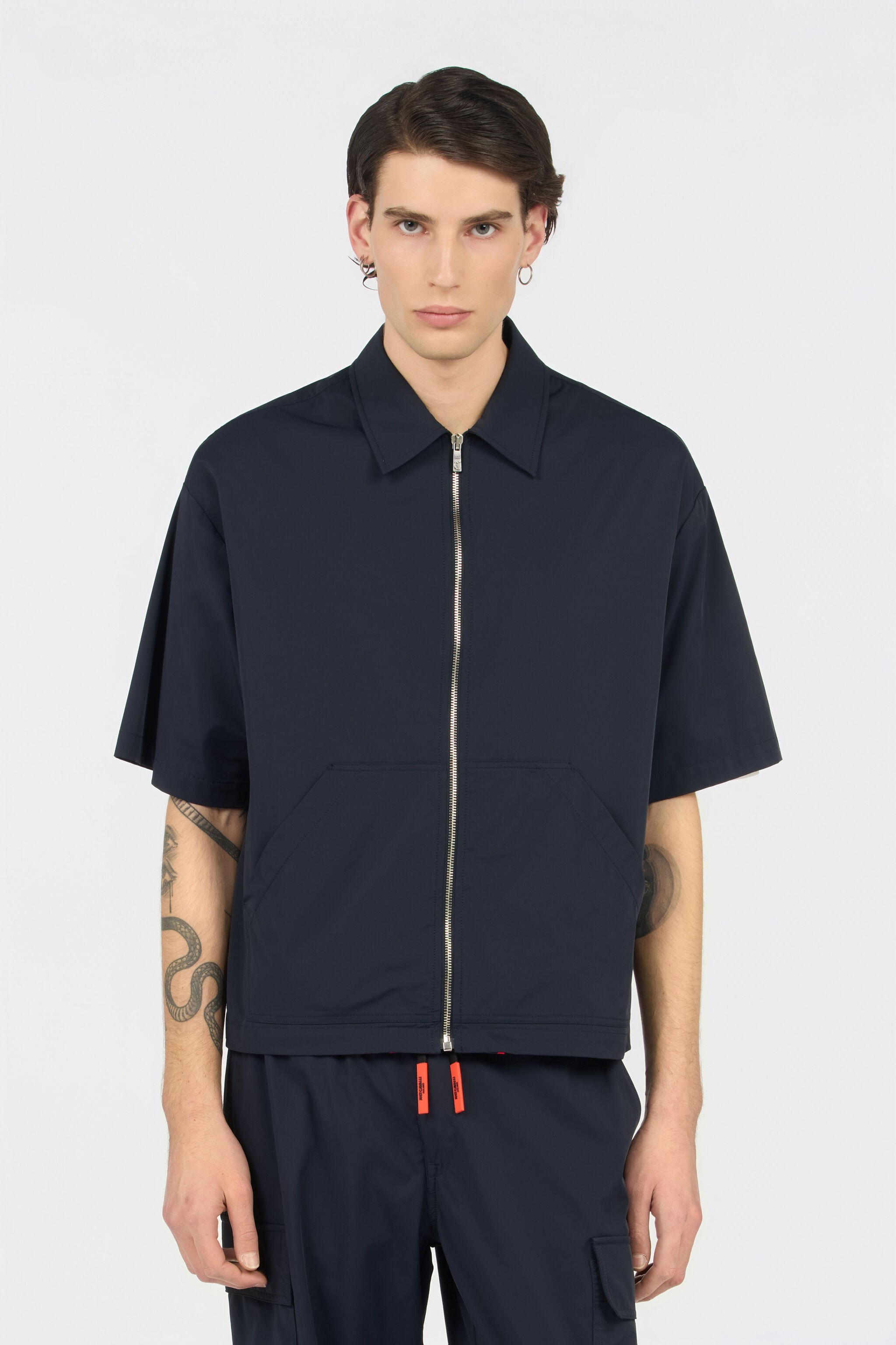 JC Navy Blue Shirt CHICORY BLU WFM020-WF168