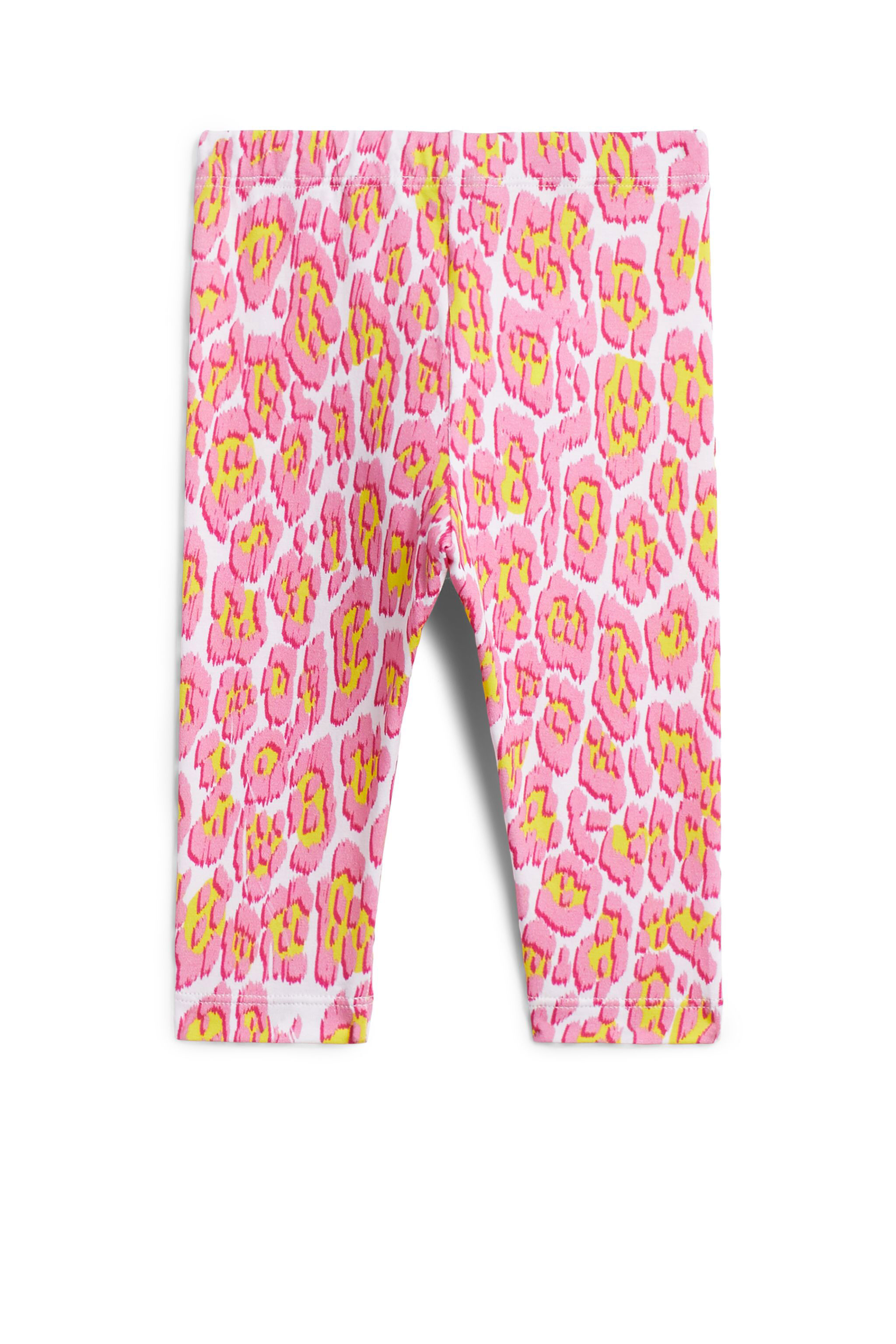 JU Jersey-Leggings mit Animalier-Print PINK/YELLOW IJT231-JFQ82
